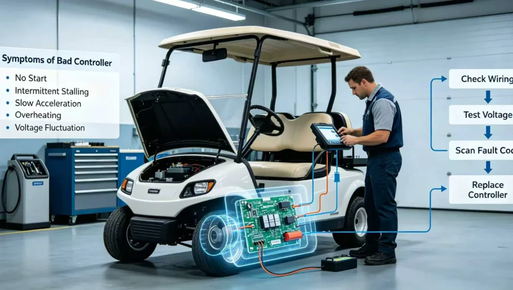 Symptoms of Bad Controller on Golf Cart