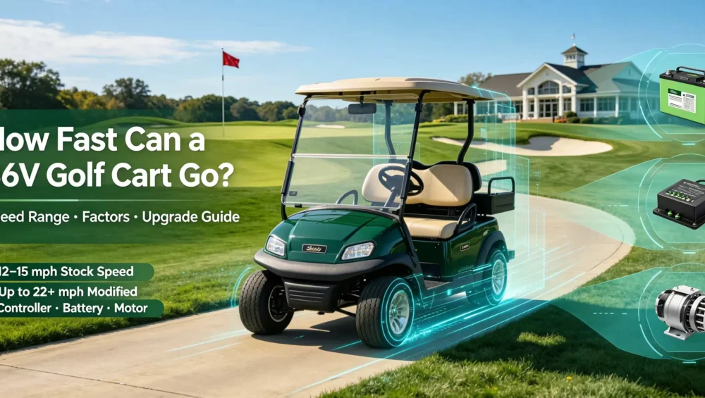 How Fast Can a 36V Golf Cart Go?